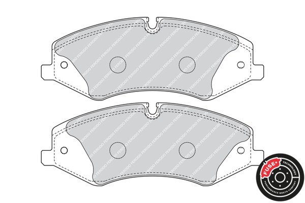Placute frana FERODO FDB4104