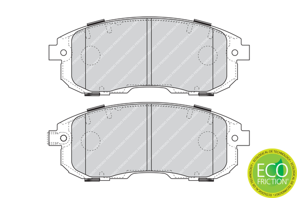Placute frana FERODO FDB4112