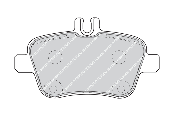 Placute frana FERODO FDB4163