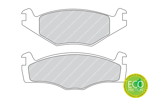 Placute frana FERODO FDB419