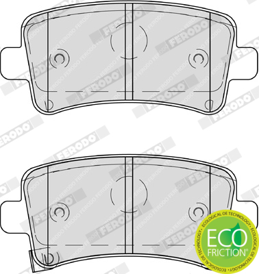 Placute frana FERODO FDB4209