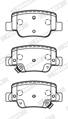 Placute frana FERODO FDB4275