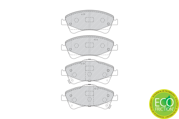 Placute frana FERODO FDB4326