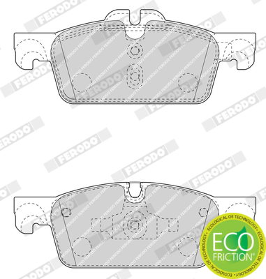 Placute frana FERODO FDB4405