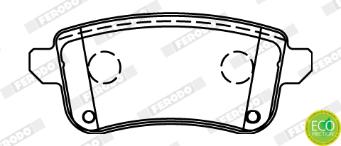 Placute frana FERODO FDB4435