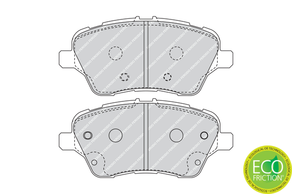 Placute frana FERODO FDB4612
