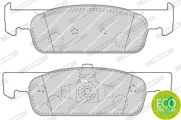 Placute frana FERODO FDB4615