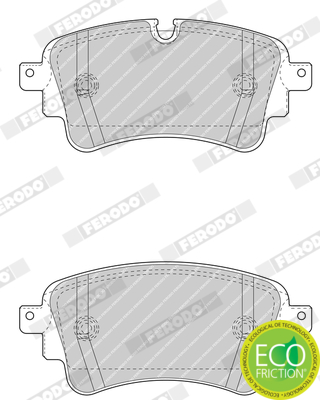 Placute frana FERODO FDB4617