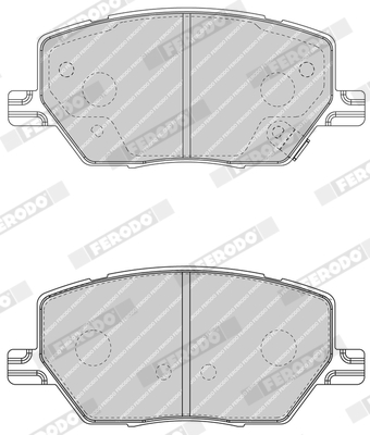 Placute frana FERODO FDB4688