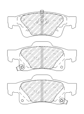 Placute frana FERODO FDB4819