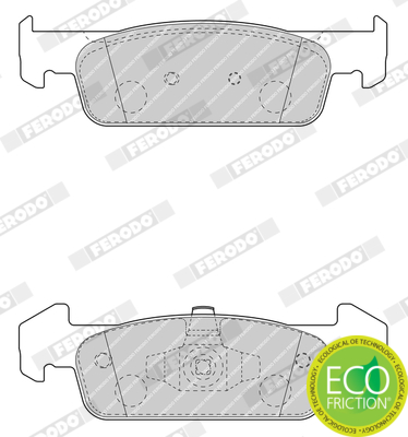 Placute frana FERODO FDB4822