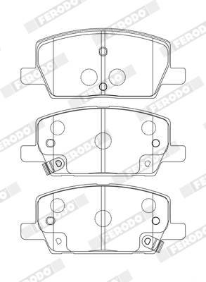 Placute frana FERODO FDB4914