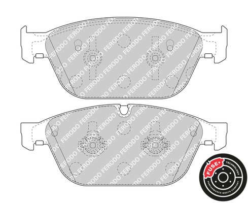 Placute frana FERODO FDB4969