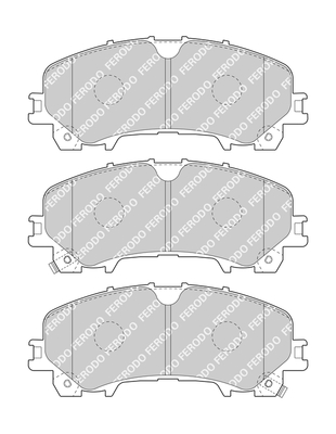 Placute frana FERODO FDB4998