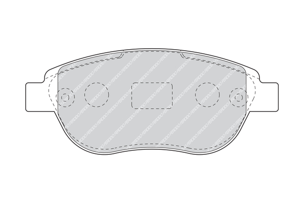 Placute frana FERODO FDB5028