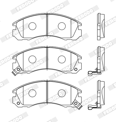 Placute frana FERODO FDB765