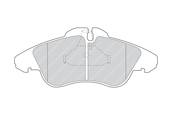 Placute frana FERODO FVR1038