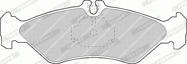Placute frana FERODO FVR1039