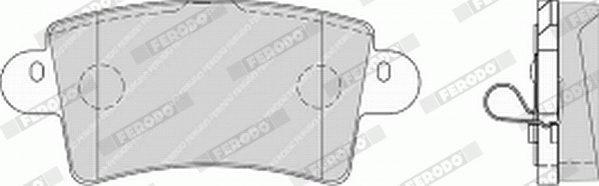 Placute frana FERODO FVR1453