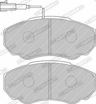 Placute frana FERODO FVR1478