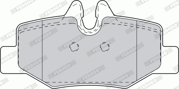 Placute frana FERODO FVR1494
