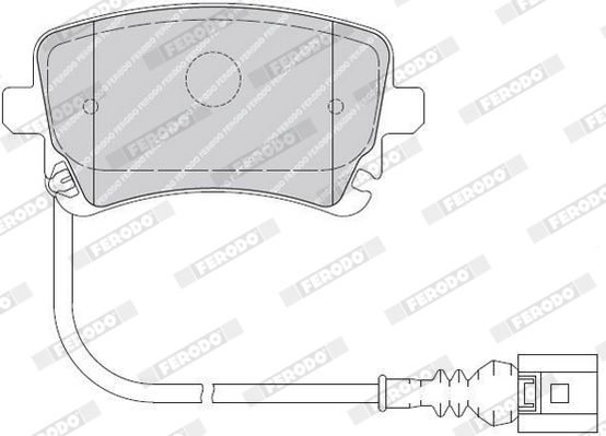Placute frana FERODO FVR1644