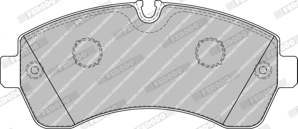 Placute frana FERODO FVR1777