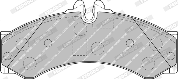 Placute frana FERODO FVR1879