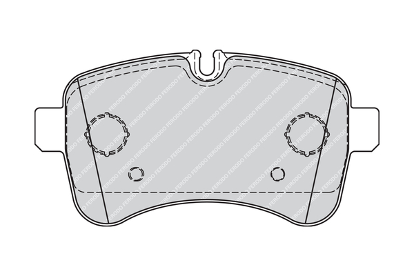 Placute frana FERODO FVR4037