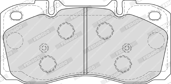 Placute frana FERODO FVR4038