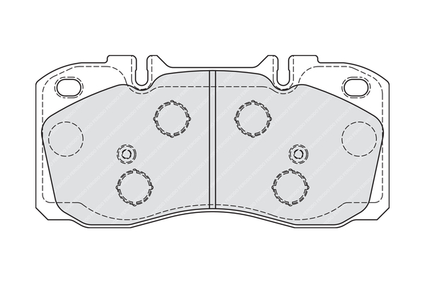 Placute frana FERODO FVR4038