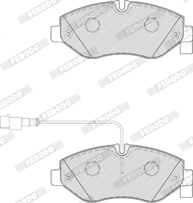 Placute frana FERODO FVR4053