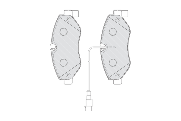 Placute frana FERODO FVR4053