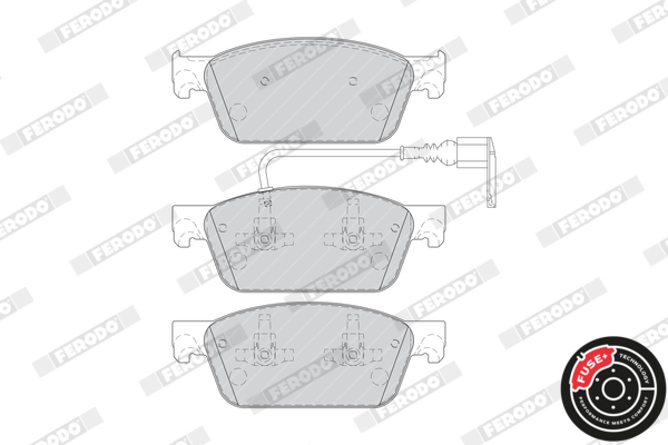 Placute frana FERODO FVR4302