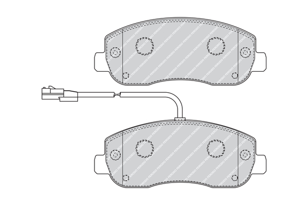 Placute frana FERODO FVR4347