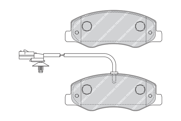 Placute frana FERODO FVR4349