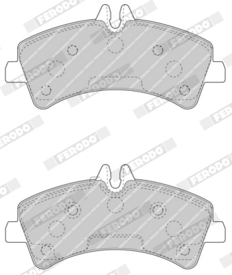 Placute frana FERODO FVR4429