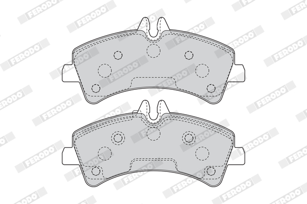 Placute frana FERODO FVR4429
