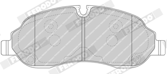 Placute frana FERODO FVR4661