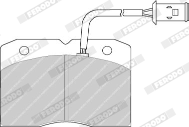 Placute frana FERODO FVR655