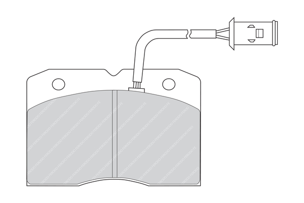 Placute frana FERODO FVR655