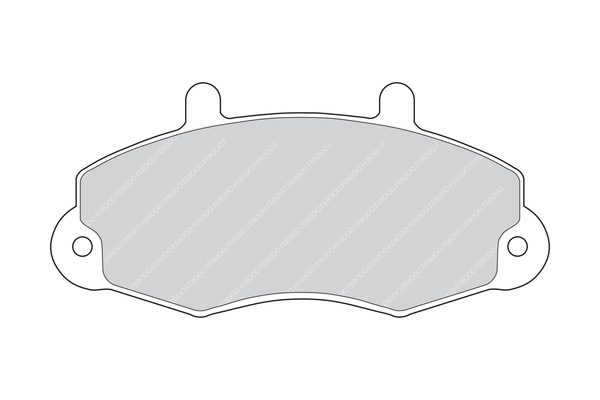 Placute frana FERODO FVR700