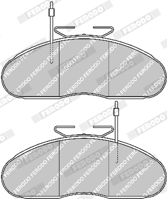 Placute frana FERODO FVR792