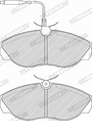 Placute frana FERODO FVR967