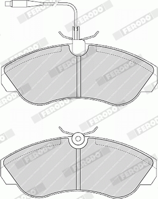 Placute frana FERODO FVR968