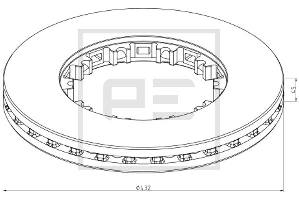 Disc frana PE AUTOMOTIVE 106.211-00A