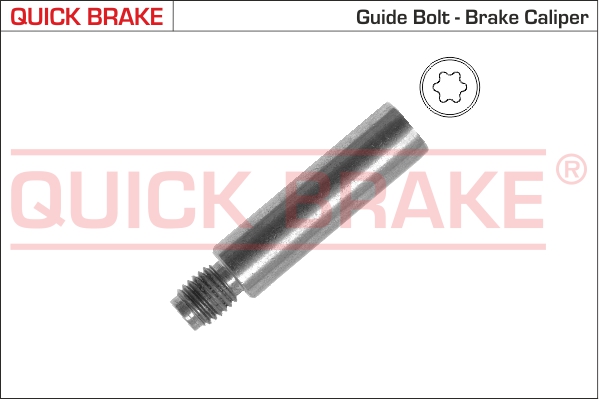 Surub ghidare etrier frana VW TOURAN (1T1, 1T2) 1.9 TDI  diesel 105 cai QUICK BRAKE 11201