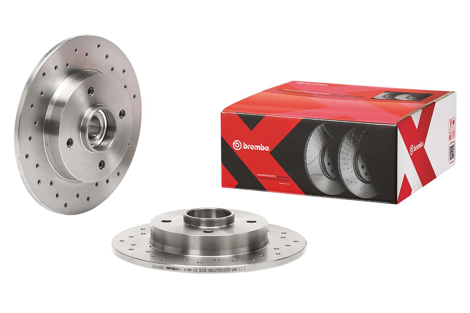 Disc frana BREMBO 08.9512.2X