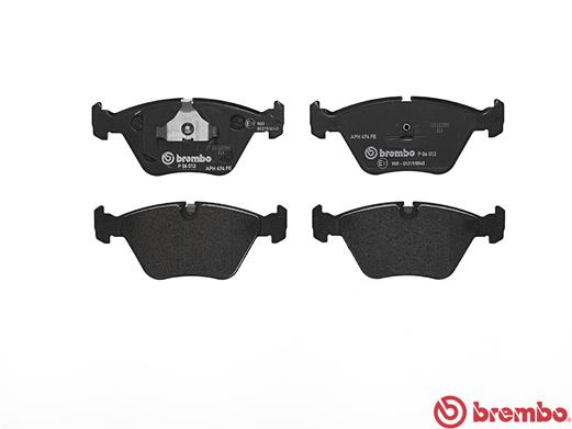 Placute frana BREMBO P06012