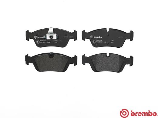 Placute frana BREMBO P06024